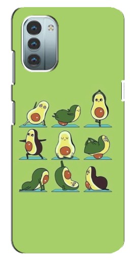 Силиконовый чехол с изображением "Авокадо Йога" для Nokia G21