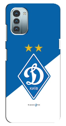 Чехол с печатью "Бело-синий Динамо" для Nokia G21