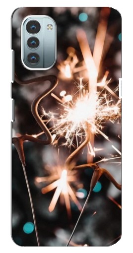 Чехол с печатью "Бенгальские огни" для Nokia G21