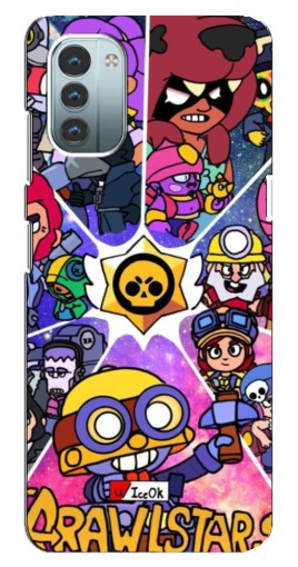 Чехол с картинкой "Brawl заставка" для Nokia G21