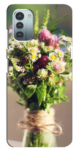 Чехол с картинкой "Букет полевых цветов" для Nokia G21