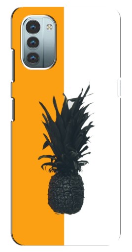 Чехол с картинкой "Черный Ананас" для Nokia G21