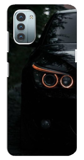 Чехол с картинкой "Черный БМВ" для Nokia G21