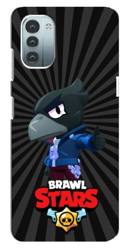 Чехол с печатью "Crow Brawl Stars" для Nokia G21
