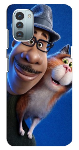 Чехол с картинкой "Джо и кот" для Nokia G21