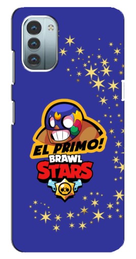 Чехол с картинкой "El Primo в маске" для Nokia G21