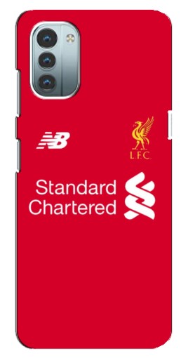 Силиконовый чехол с изображением "Форма Liverpool" для Nokia G21