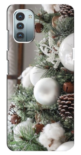 Чехол с печатью "Игрушки на елке" для Nokia G21