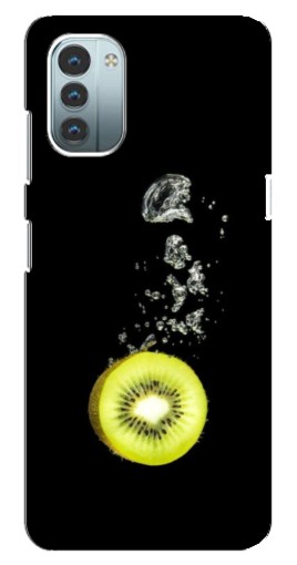Чехол с картинкой "Киви на черном" для Nokia G21