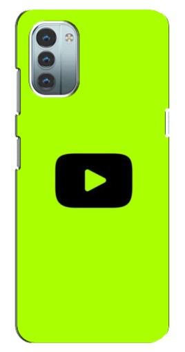 Чехол с печатью "Кнопка Ютуба" для Nokia G21