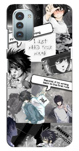 Чехол с принтом "L - Death note" для Nokia G21