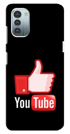 Чехол с картинкой "Лайк YouTube" для Nokia G21