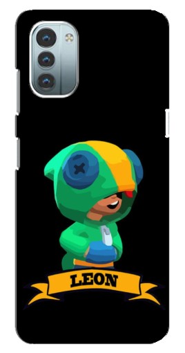 Силиконовый чехол с изображением "LEON" для Nokia G21
