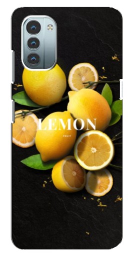 Чехол с печатью "Лимон на черном" для Nokia G21