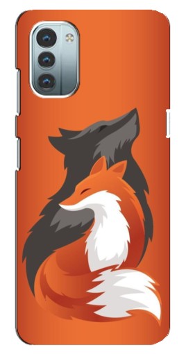Чехол с картинкой "Лиса ART" для Nokia G21