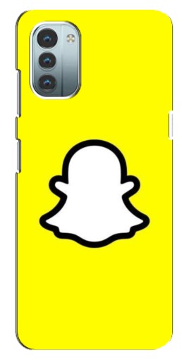 Чехол с картинкой "Лого Snapchat" для Nokia G21