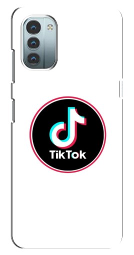 Чехол с печатью "Лого Тик Ток" для Nokia G21