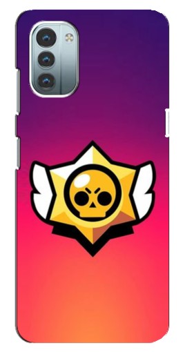 Чехол с картинкой "Логотип Brawl Stars" для Nokia G21