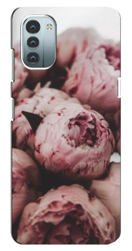 Чехол с печатью "Нежные пионы" для Nokia G21