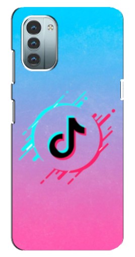 Чехол с картинкой "Нота ТикТок" для Nokia G21
