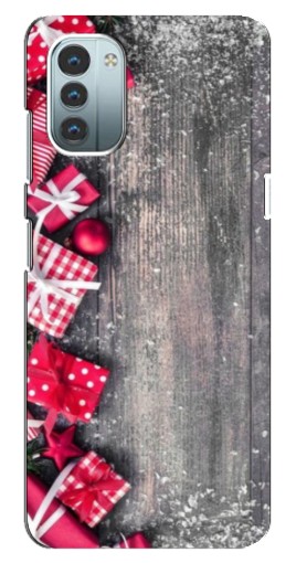 Чехол с картинкой "Подарочный фон" для Nokia G21