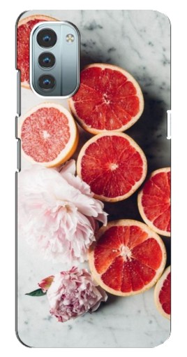 Чехол с печатью "Половинки грейпфрутов" для Nokia G21