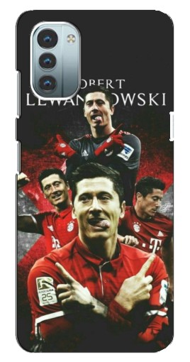 Чехол с картинкой "Польский футболист" для Nokia G21
