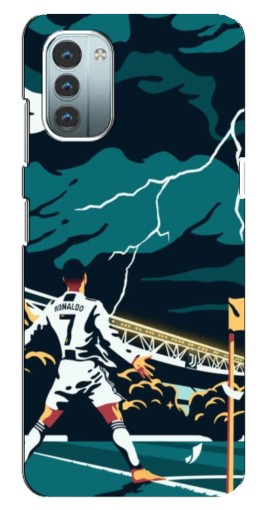 Силиконовый чехол с изображением "Ronaldo празднование" для Nokia G21