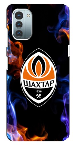 Чехол с картинкой "Шахтер в огне" для Nokia G21