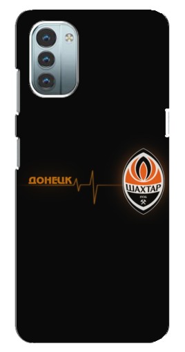 Силиконовый чехол с изображением "Шахтер в сердце" для Nokia G21