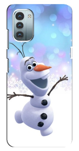 Чехол с картинкой "Снеговик Олаф" для Nokia G21