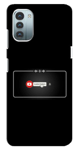 Силиконовый чехол с изображением "subscribed" для Nokia G21