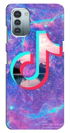 Чехол с печатью "ТикТок мраморный" для Nokia G21