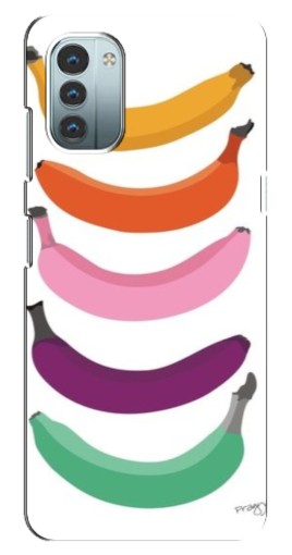 Чехол с картинкой "Цветные бананы" для Nokia G21