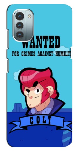 Чехол с принтом "WANTED COLT" для Nokia G21