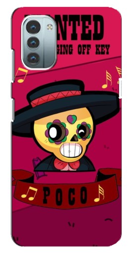 Силиконовый чехол с изображением "WANTED POCO" для Nokia G21