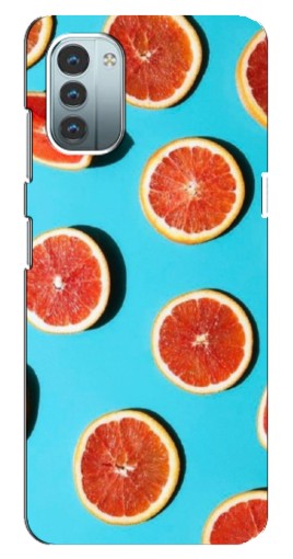 Чехол с печатью "Яркие грейпфруты" для Nokia G21