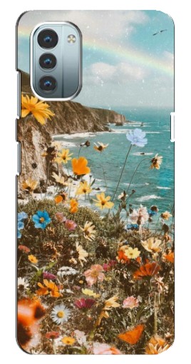 Чехол с принтом "Яркие полевые цветы" для Nokia G21