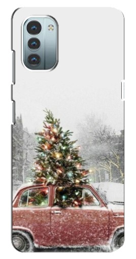 Чехол с картинкой "Елка в машине" для Nokia G21