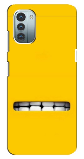 Чехол с картинкой "Зубы миньона" для Nokia G21