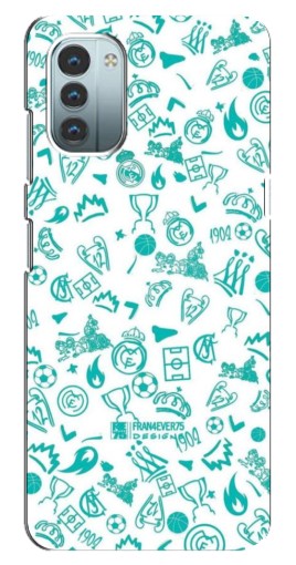 Силиконовый чехол с изображением "Атрибутика Real Madrid" для Nokia G11