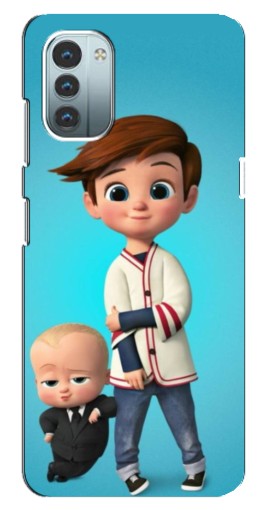 Чехол с печатью "Boss and Boy" для Nokia G11