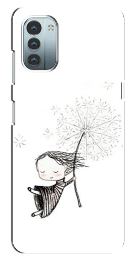Силиконовый чехол с изображением "Девочка с одуванчиком" для Nokia G11
