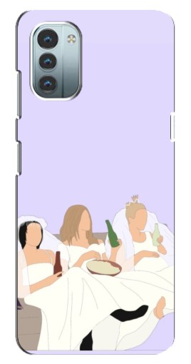 Чехол с картинкой "Девушки Друзья" для Nokia G11