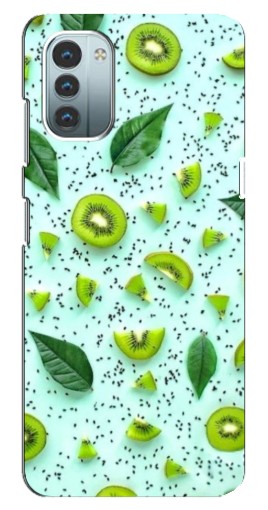 Чехол с картинкой "Фон киви" для Nokia G11