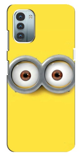 Силиконовый чехол с изображением "Глаза Боба миньона" для Nokia G11