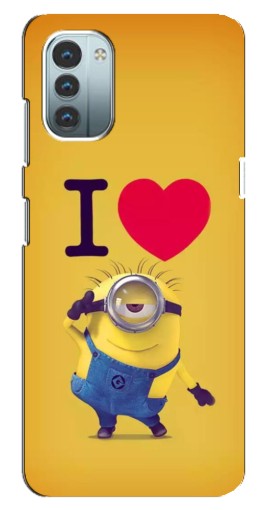 Чехол с печатью "I Love Minion" для Nokia G11
