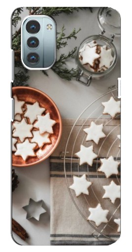 Чехол с картинкой "Имбирные звездочки" для Nokia G11