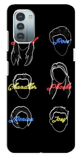 Чехол с картинкой "Имена Друзей" для Nokia G11