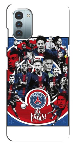 Чехол с картинкой "Команда PSG" для Nokia G11